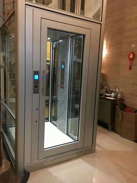 通辽拽引式家用电梯